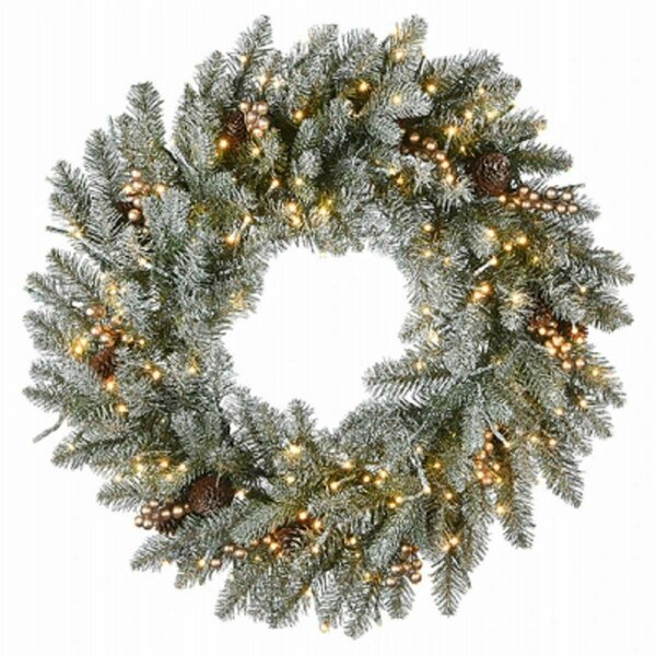 Dare2Decor 30 in. Feel Real Spruce Artificial Wreath DA2669758